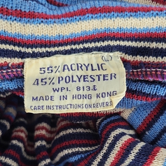 Vintage Striped Cowl Style Turtleneck - Picture 9 of 10